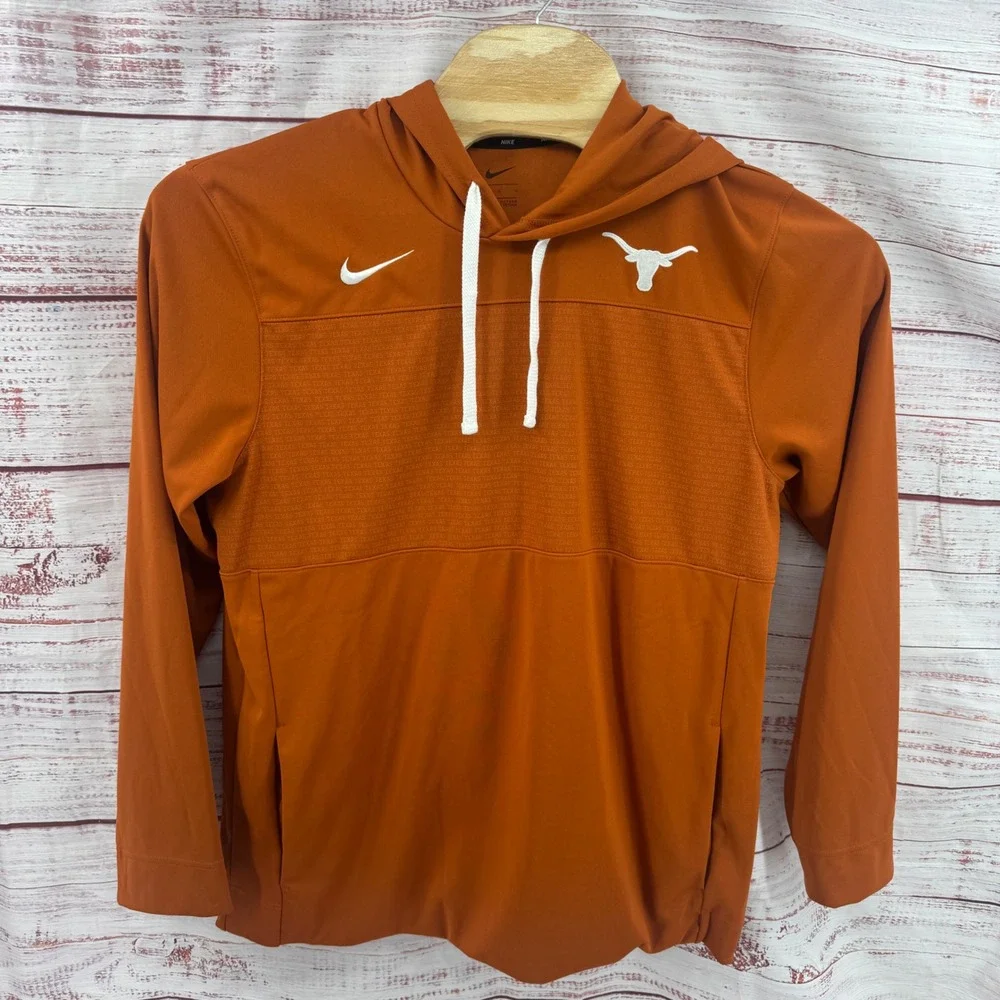 Nike Texas Longhorns Hoodie Sweater Mens Large Pullover NCAA Performance